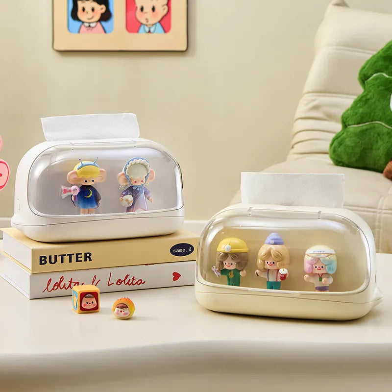  Tissue Box Cover with Figure Holders、mySite、greenlandpopulation