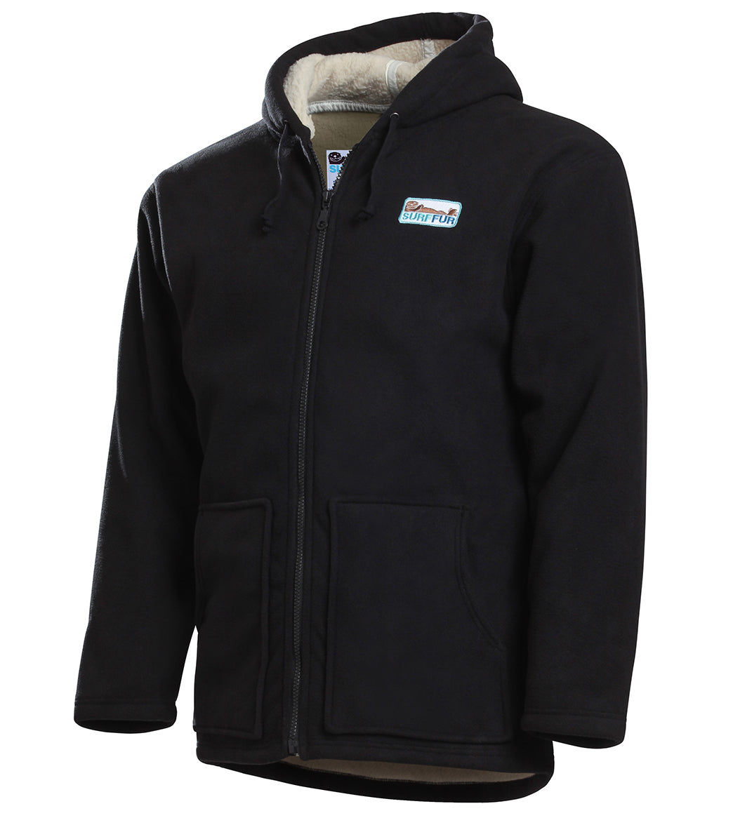 Surf-fur Unisex SurfCheck Fleece-Lined Water Proof Hooded Jacket、mySite、noshort