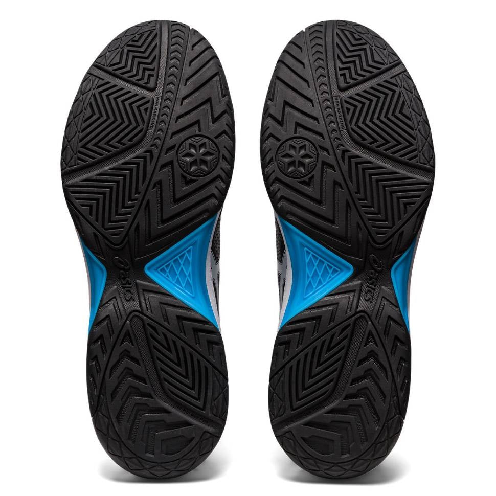 Asics Gel Dedicate 7 Men's Tennis Shoe (Black/Blue)