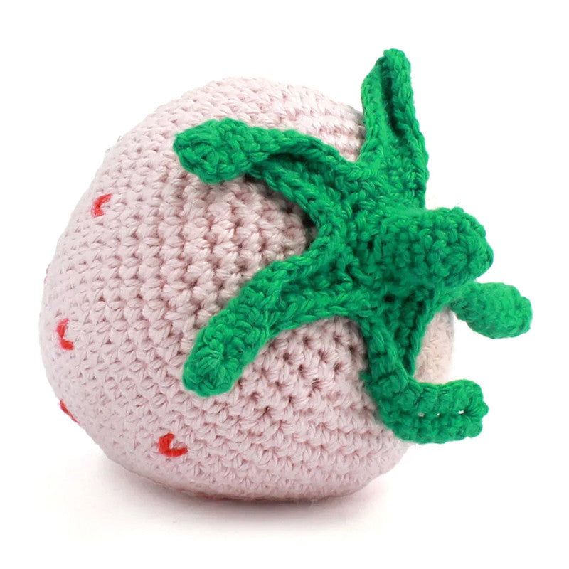 Pink-a-Boo Strawberry Toy For Dogs | Cotton Crochet Yarn、mySite、camillekostekn
