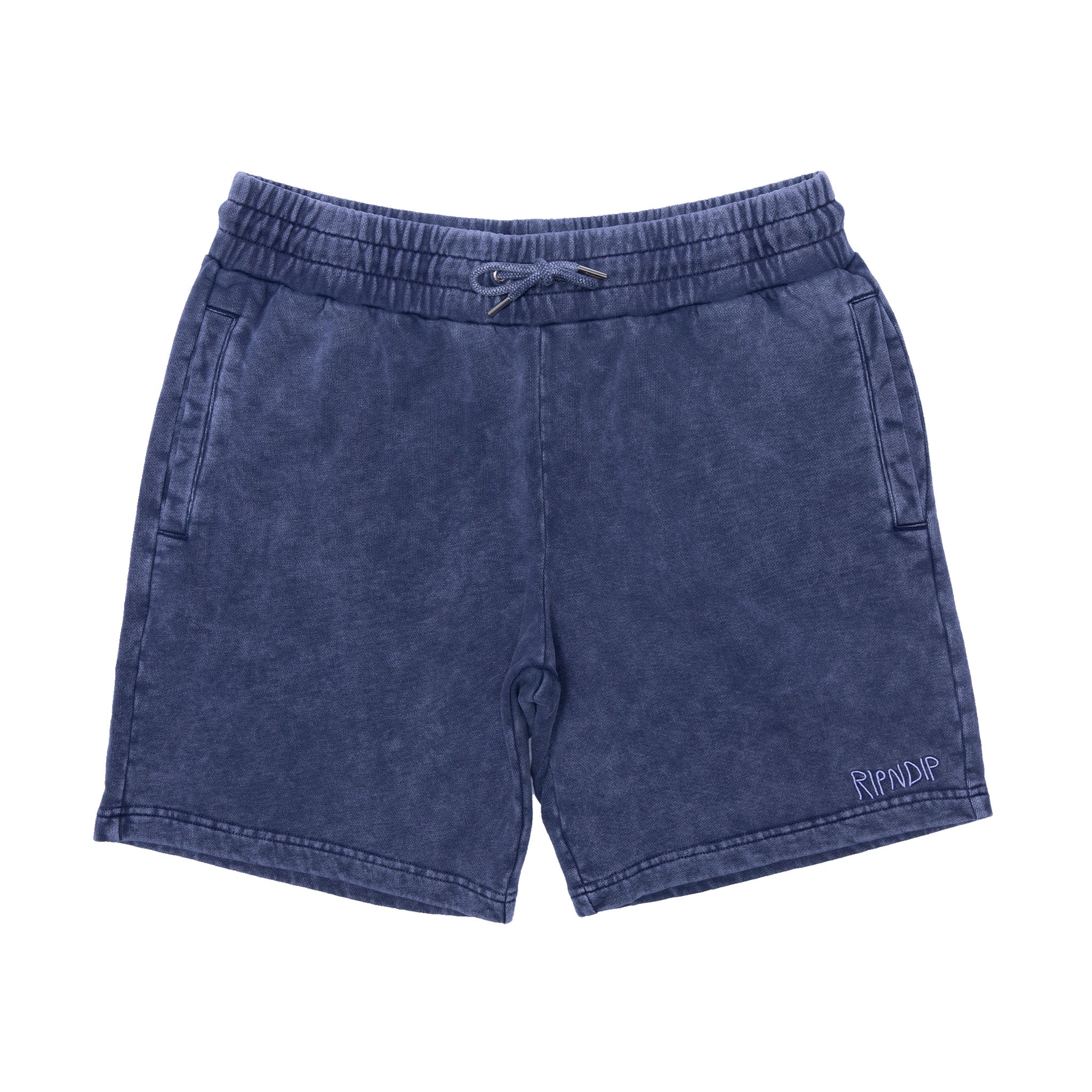  Peek A Nermal Sweatshorts (Navy Acid Wash)、mySite、merchandisen