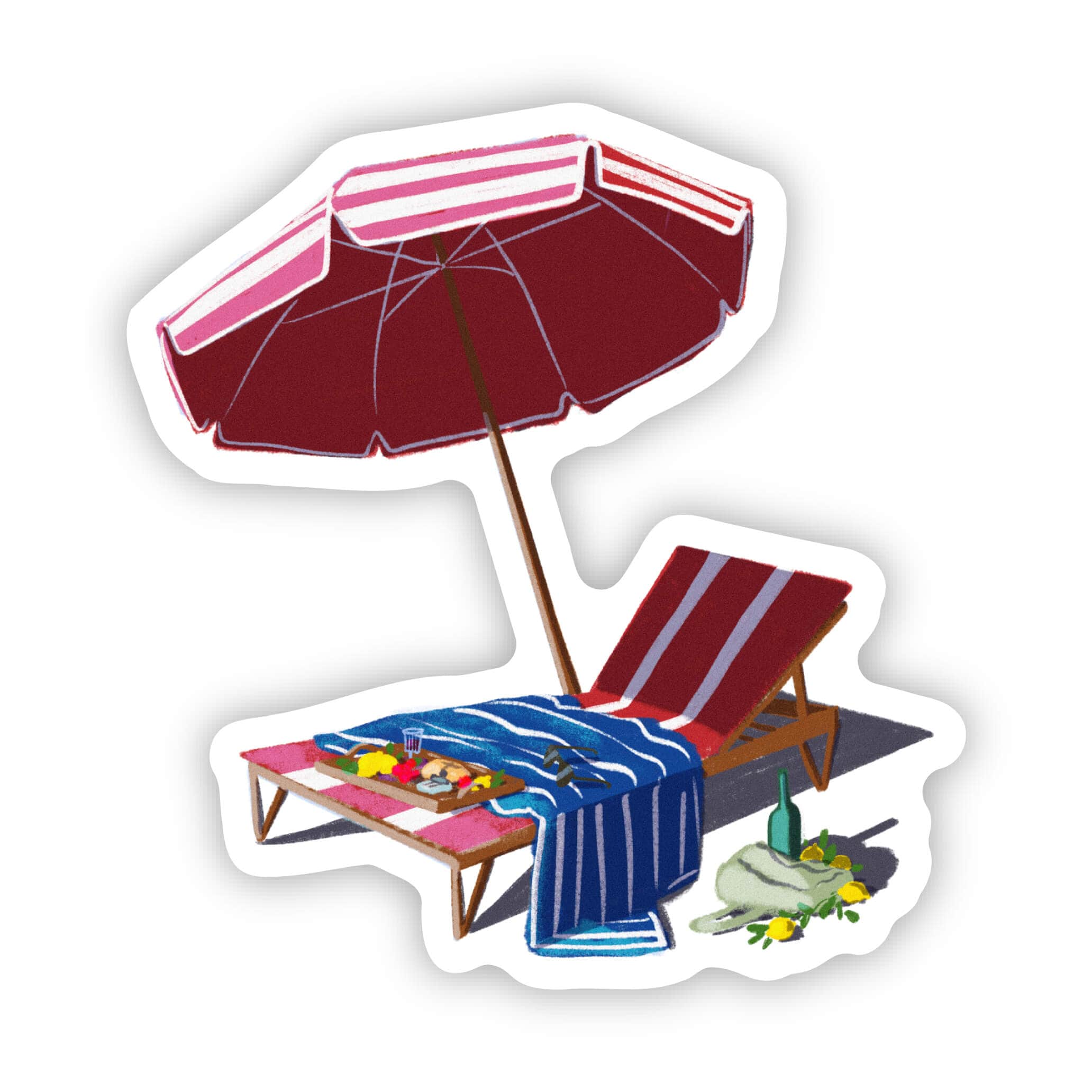  Beach Picnic Sticker、mySite、elrpsem3k