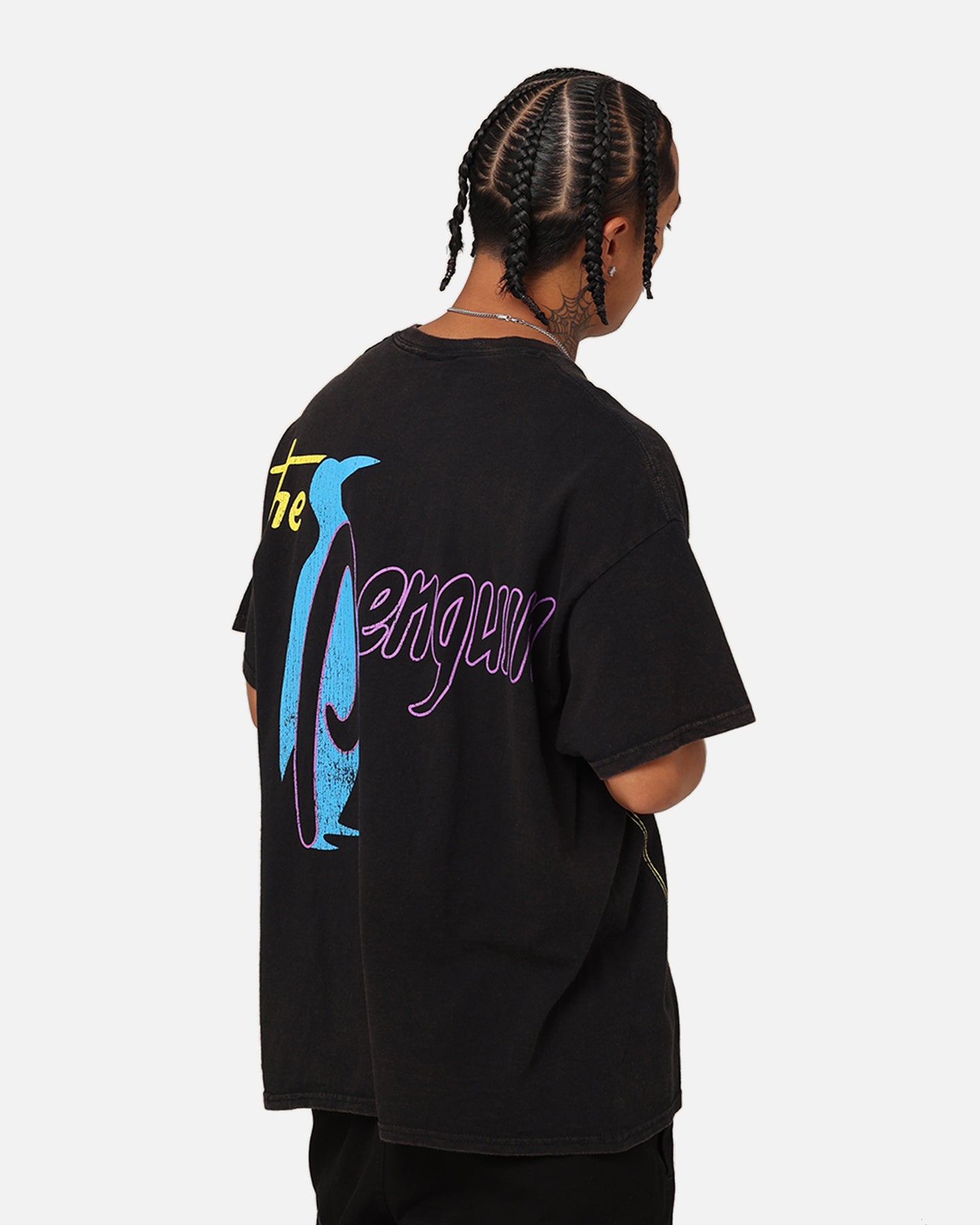 Goat Crew X DC Batman The Penguin Vintage T-Shirt Black Wash、mySite、zt4zffjzw