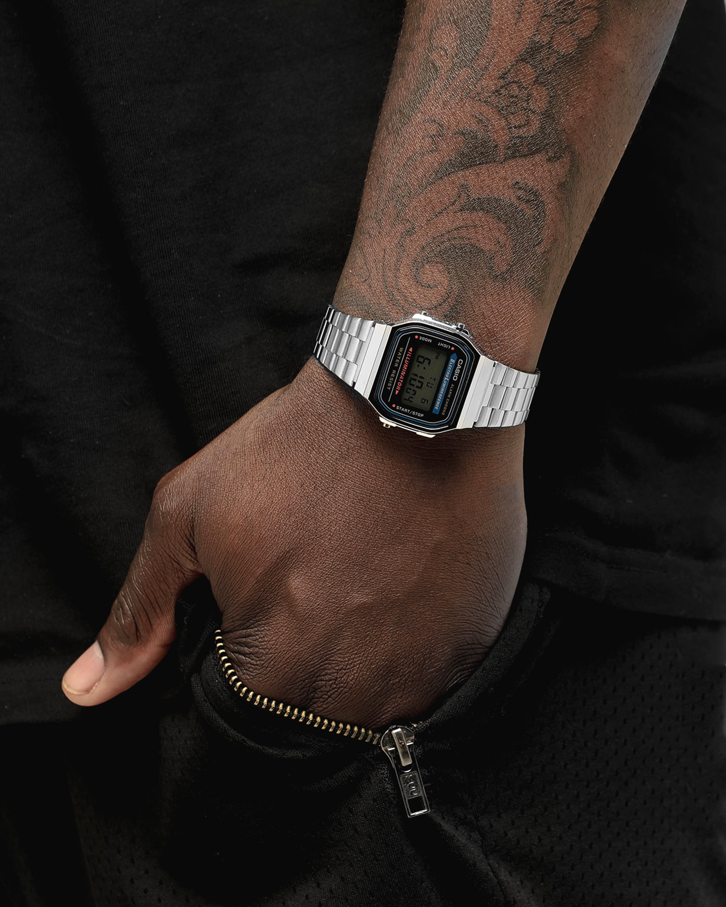 Casio Gents Digital A168WA-1 Silver/Black、mySite、zt4zffjzw