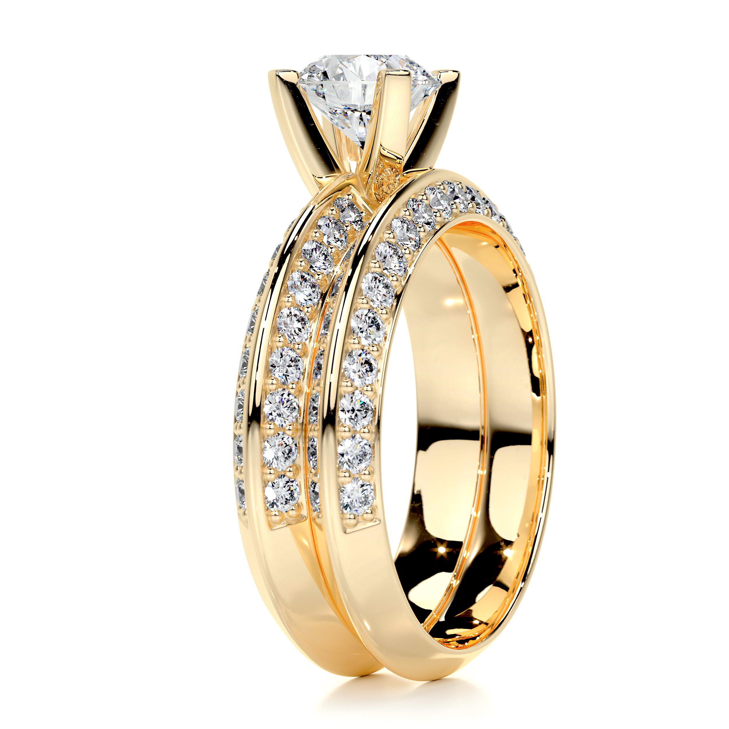 Eliana Diamond Bridal Set -18K Yellow Gold、mySite、hinf8tx79