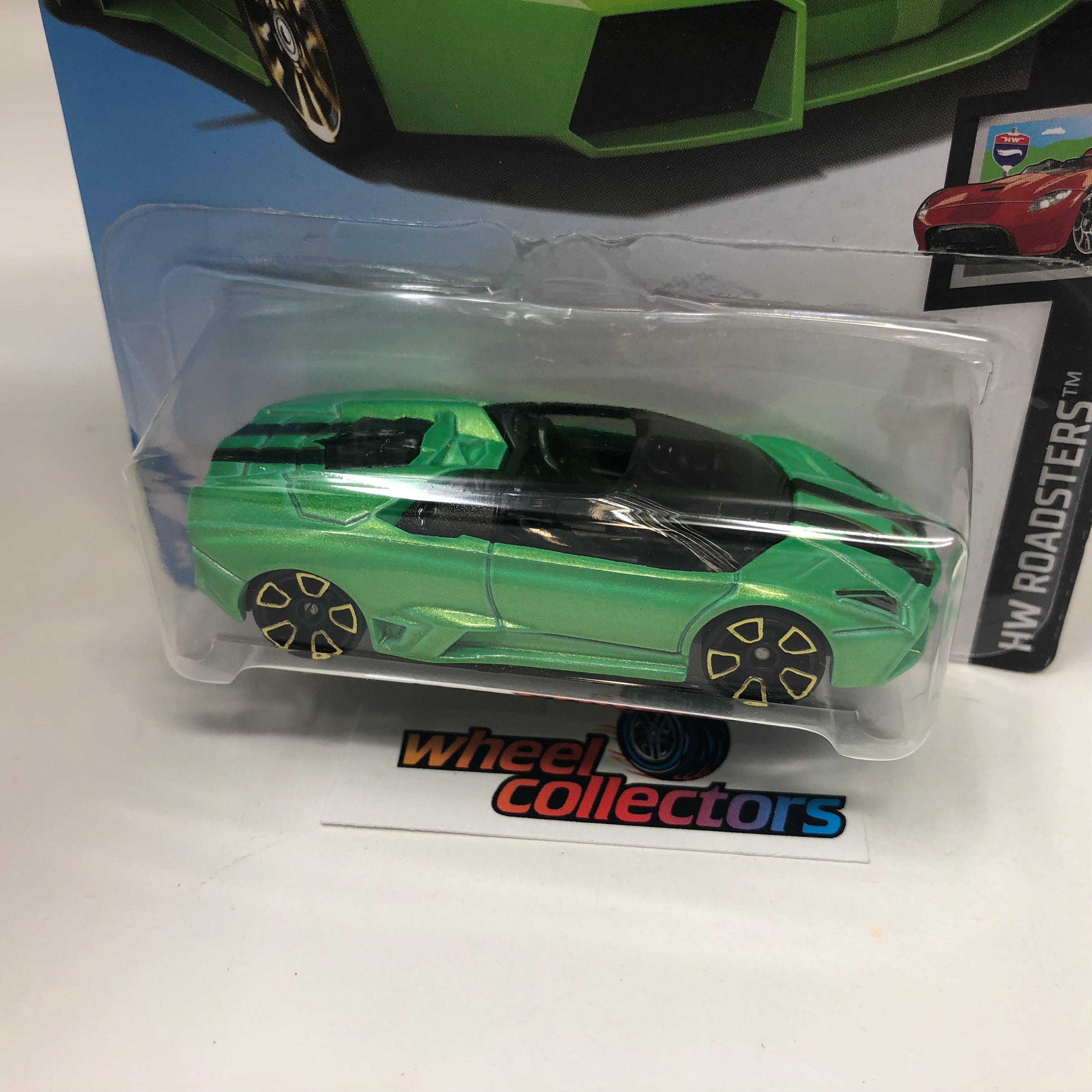 Lamborghini Reventon Roadster #18 * Green * 2019 Hot Wheels、mySite、hgirdovlk