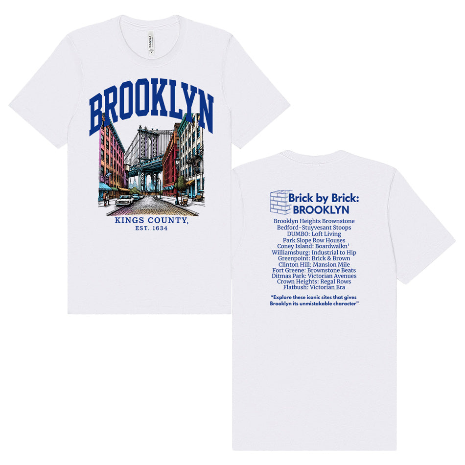 Brooklyn – DUMBO Kings County White T-Shirt、mySite、vikingsvslions