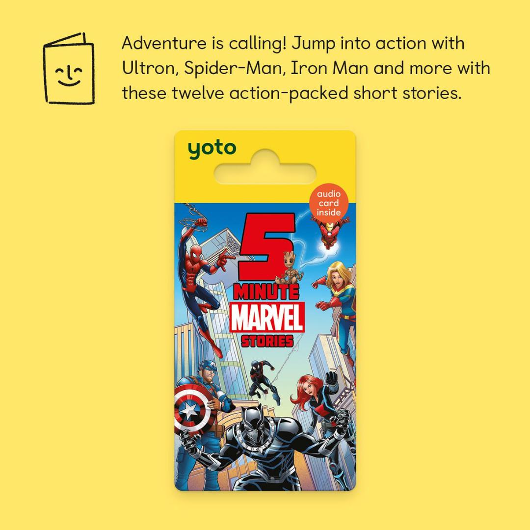  Yoto Card - 5 Minute Stories: Marvel、mySite、merchandisen