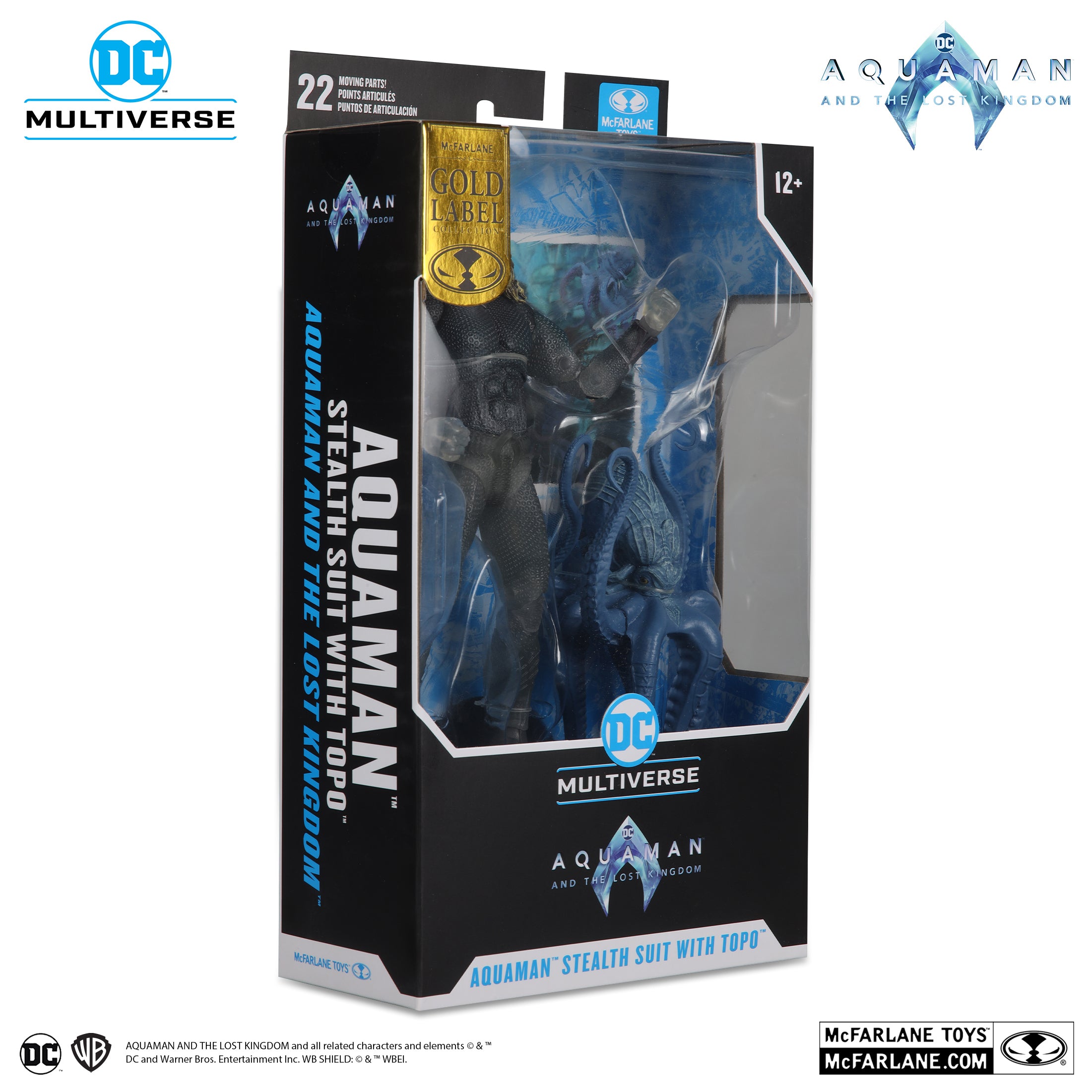 DC Multiverse Exclusive Gold Label Stealth Suit Aquaman & Topo、mySite、hgirdovlk