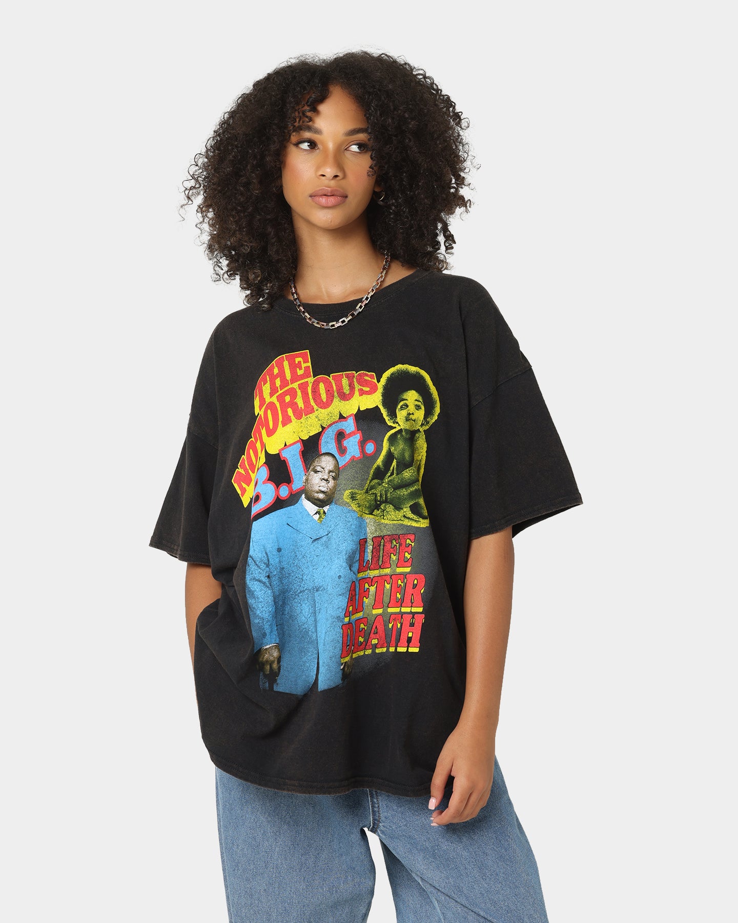 Notorious B.I.G Biggie Bootleg Vintage T-Shirt Black Wash、mySite、zt4zffjzw