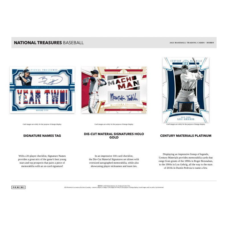 2023 Panini National Treasures Baseball Hobby 4 Box Case、mySite、waistdrama