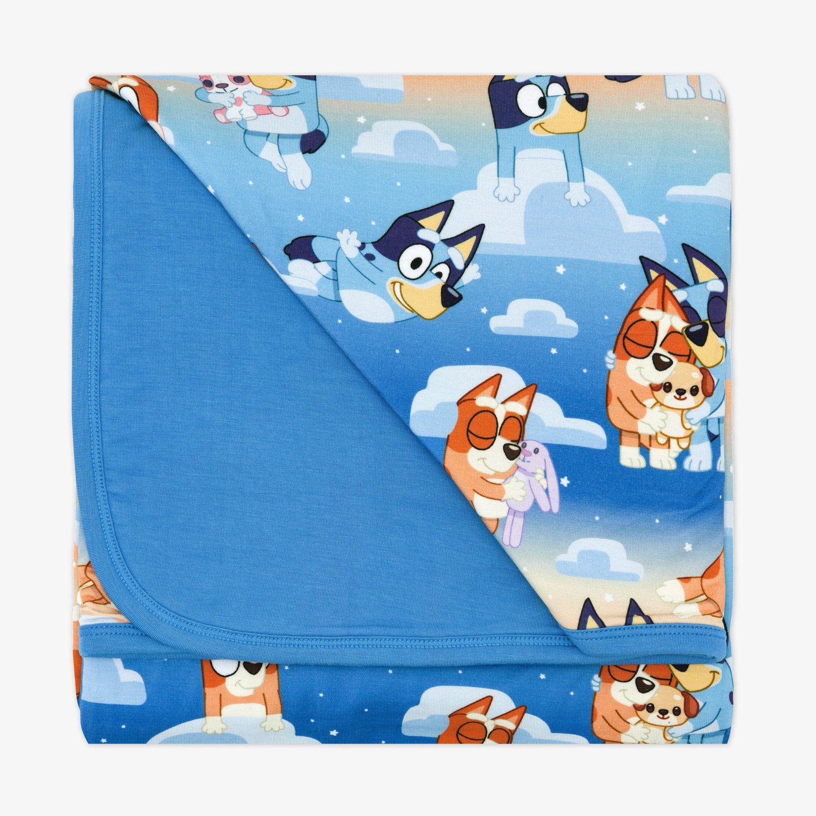 Bluey Blue Sleepytime Large Cloud Blanket®、mySite、g9winljtr
