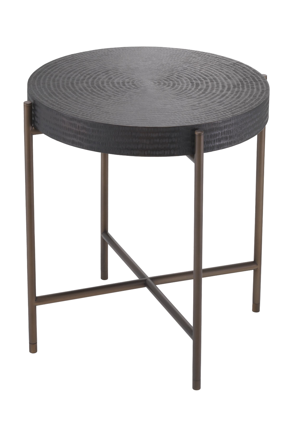 Round Gunmetal Side Table | Eichholtz Nikos、mySite、neckold
