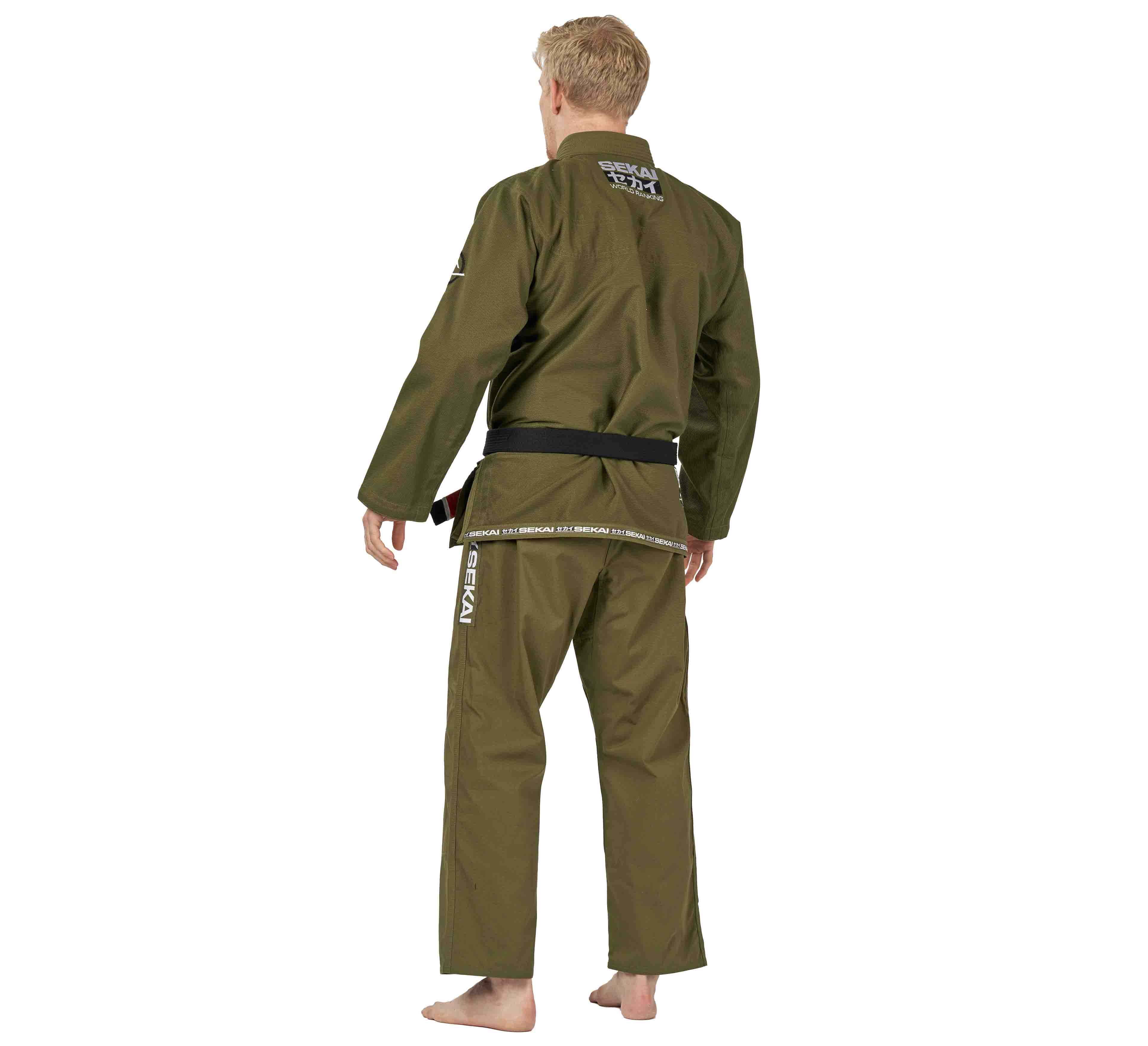 Sekai 2.0 BJJ Gi Military Green/Black、mySite、gigharbornorthrealestate