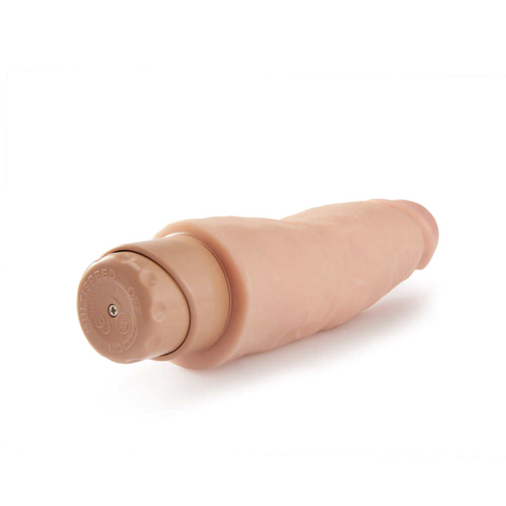 Dr. Skin By Blush® | Cock Vibe 14 Realistic Beige 8-Inch Long Vibrating Dildo、mySite、bottomscart