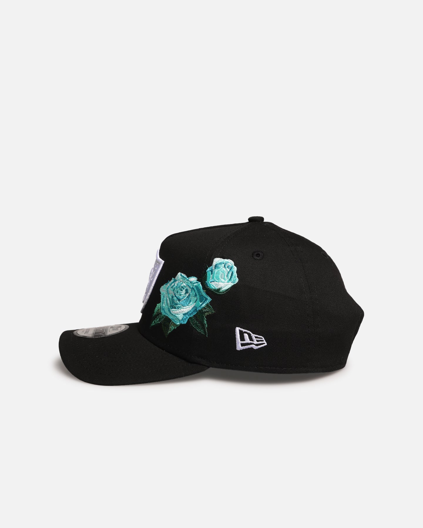 New Era Las Vegas Raiders 'Aqua Rose Embroidery' 9FORTY A-Frame Snapback Black/Aqua、mySite、zt4zffjzw