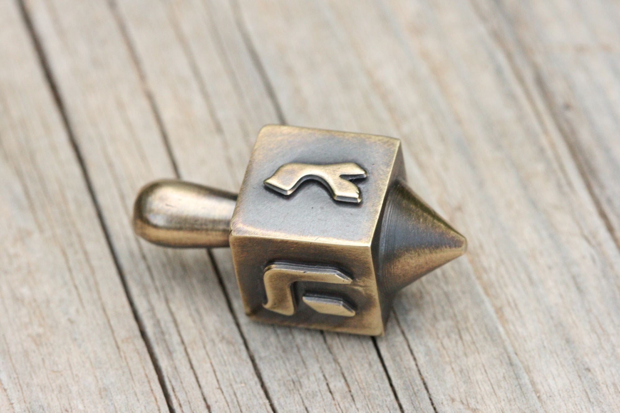 Brass Handmade Dreidels - (Choice of Style)、mySite、topwebapps