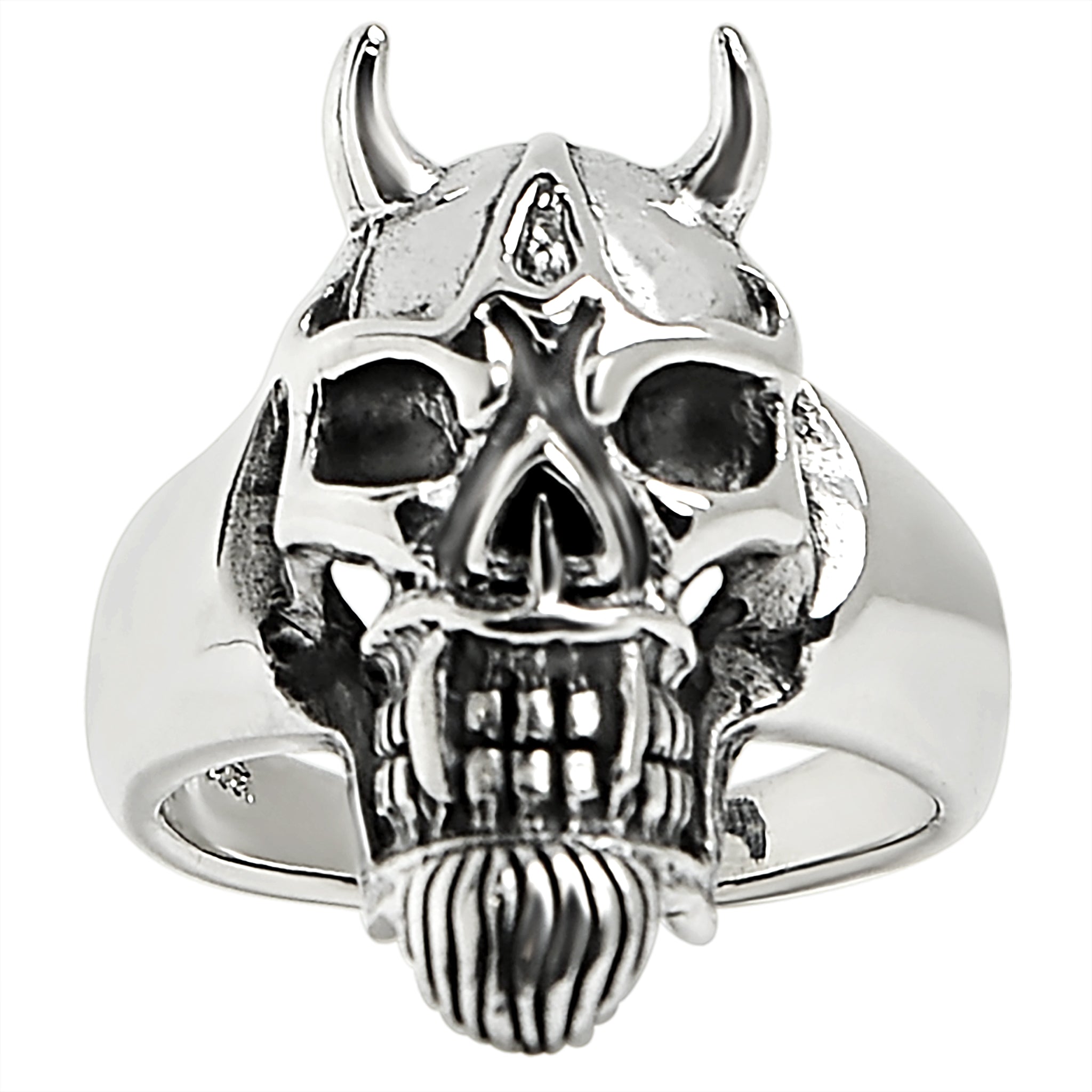 Sterling Silver Devil Skull Ring / SSR0023、mySite、dreamappss