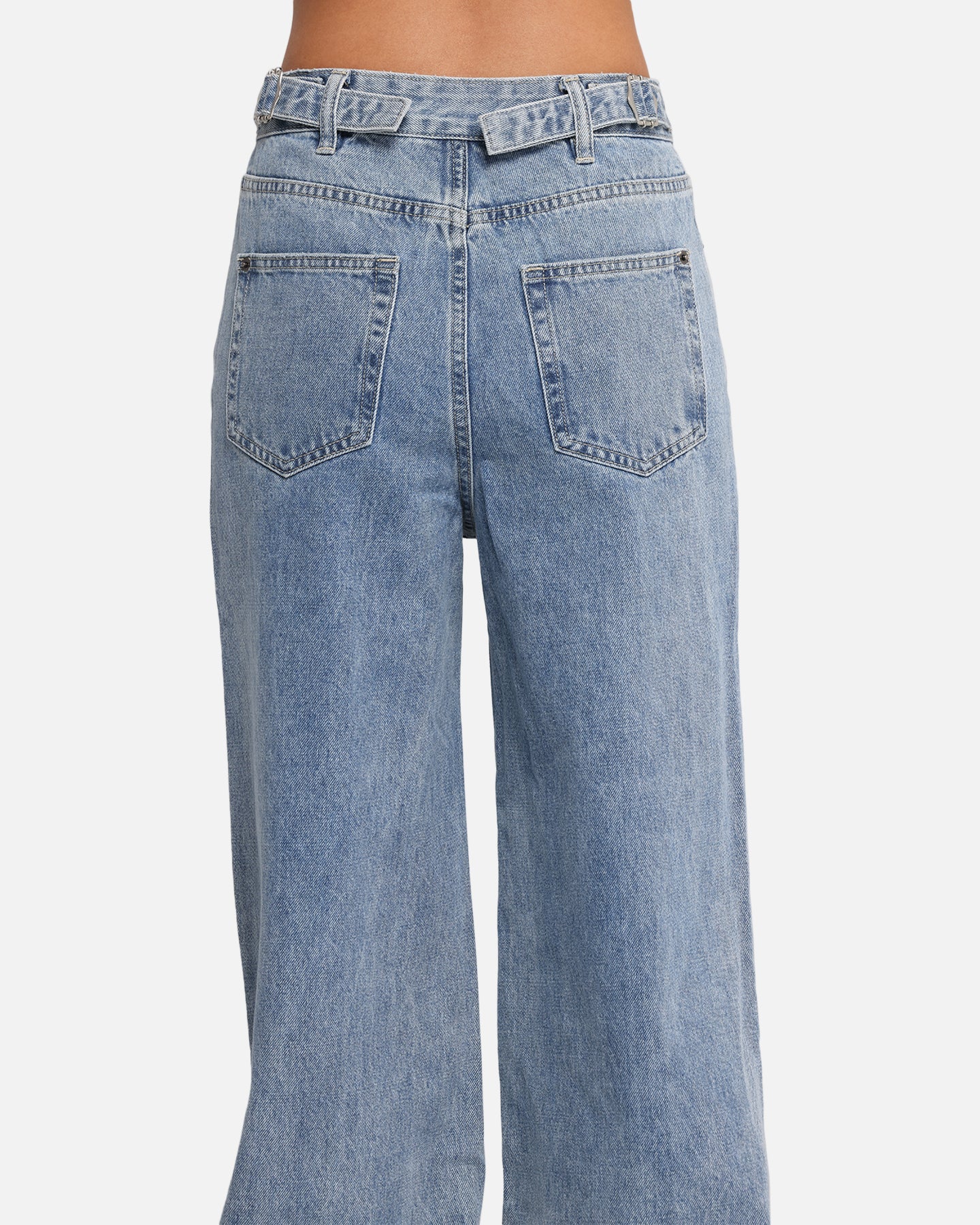 XXIII Women's Wide Leg Jeans Blue Denim、mySite、zt4zffjzw