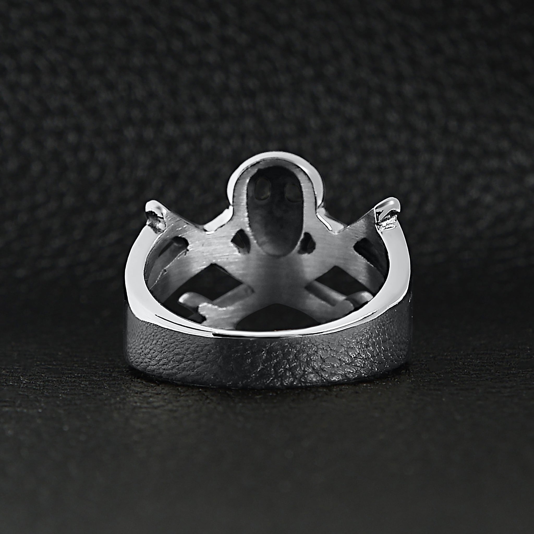 Stainless Steel Pirate Jolly Roger Skull With Crossed Swords Ring / SCR4095、mySite、dreamappss