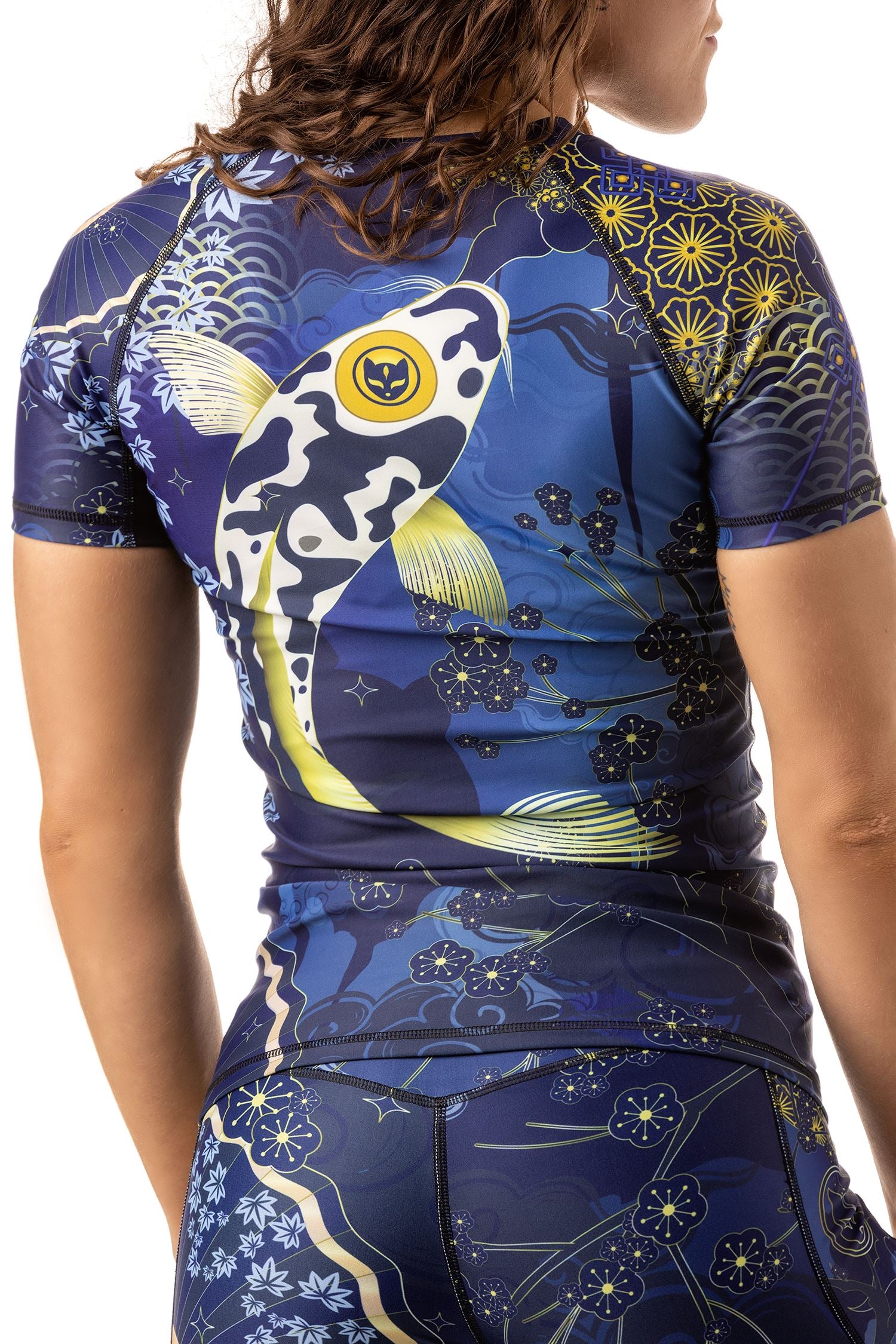Women's Koi Jiu Jitsu Rashguard - Short Sleeve、mySite、gigharbornorthrealestate