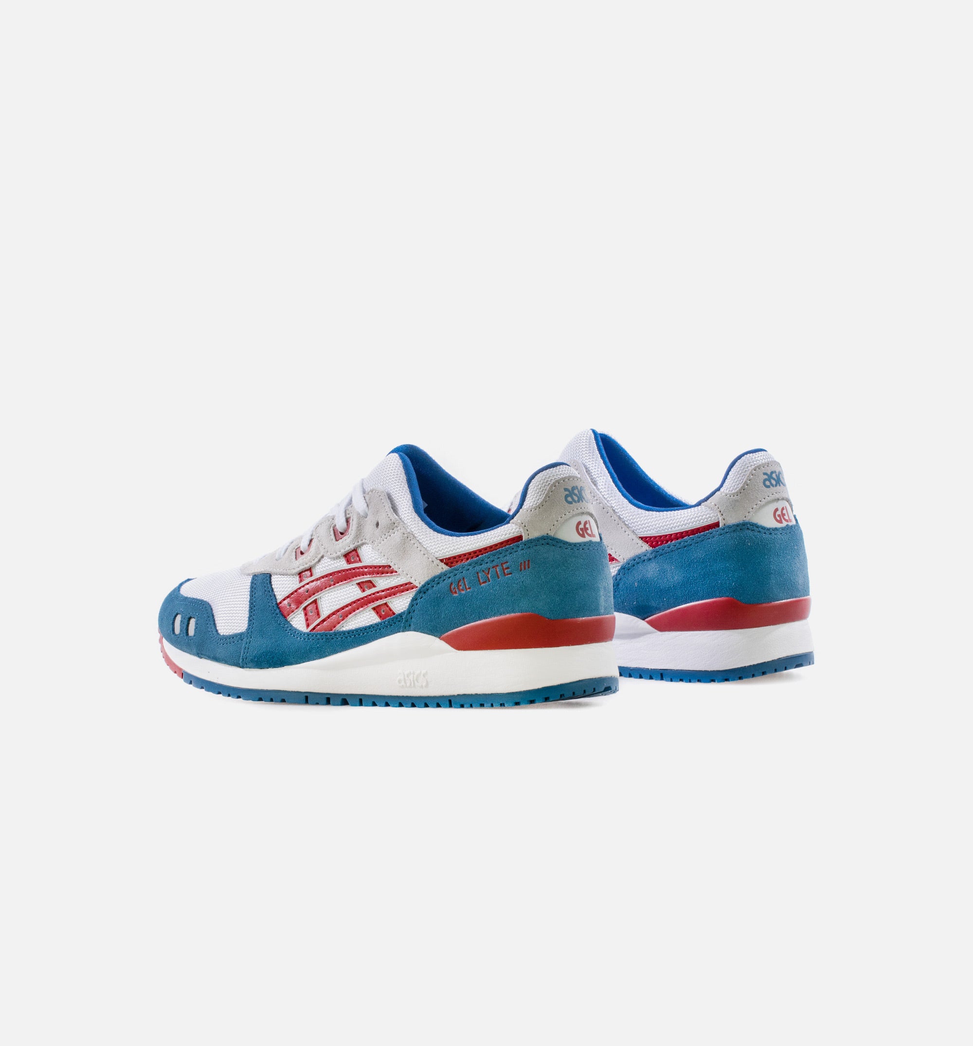 Gel Lyte Iii Mens Lifestyle Shoe - White/Blue/Red、mySite、dreamappss