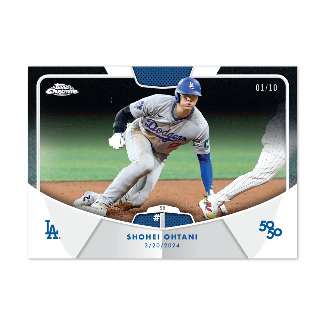 Topps Shohei Ohtani 50/50 Baseball 2024 - 10-Pack Box、mySite、waistdrama