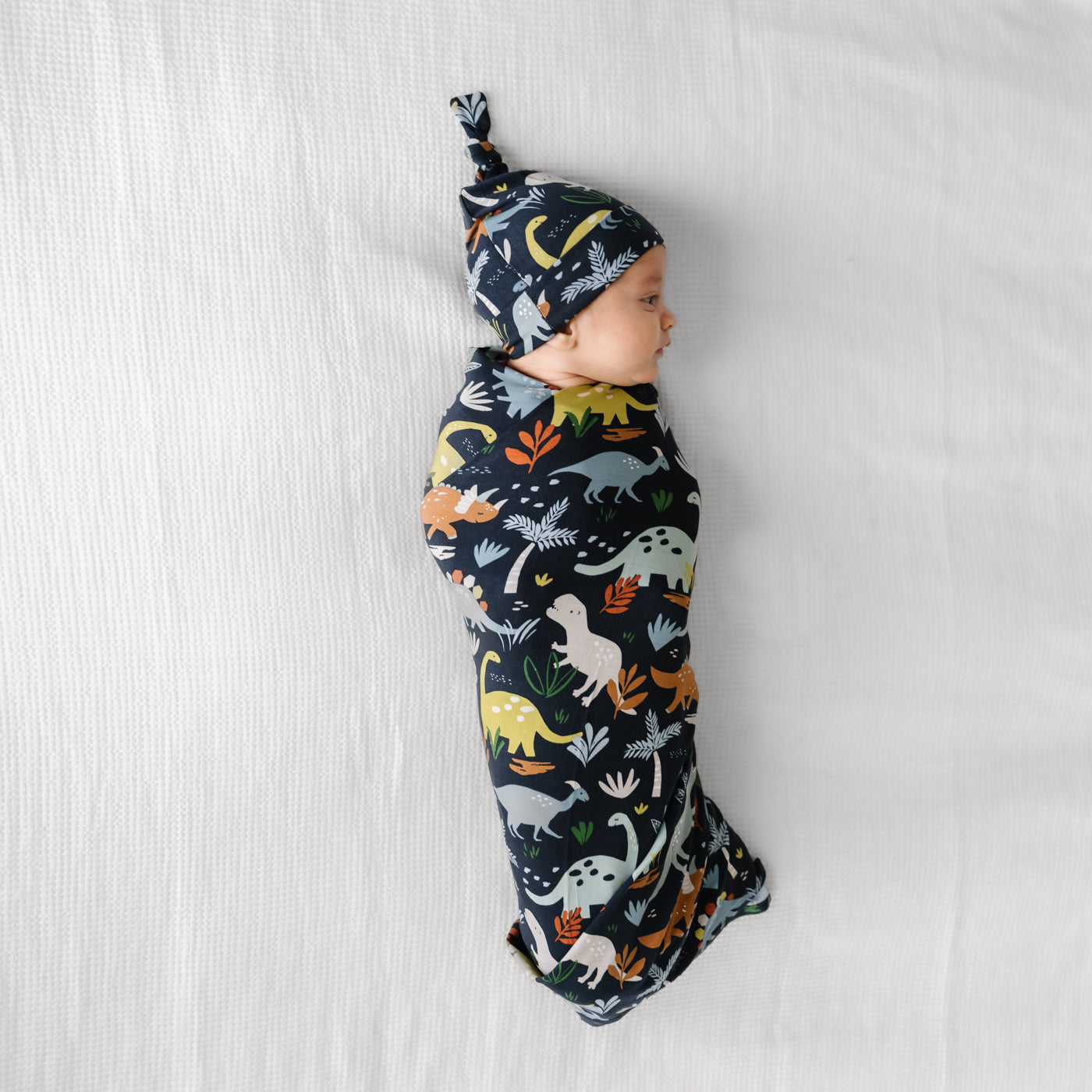  Navy Jurassic Jungle Swaddle + Hat Set、mySite、layawaytickets