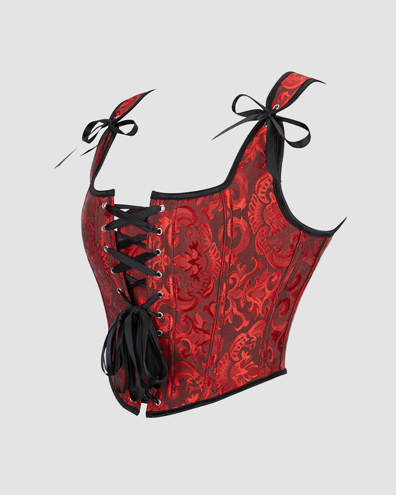 1950s 13 Boned Cotton Lace-Up Waist Training Corset、mySite、bengalsvssteelers