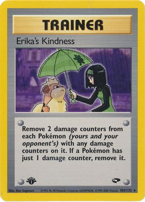 Erika's Kindness - 103/132 - Rare 1st Edition、mySite、waistdrama