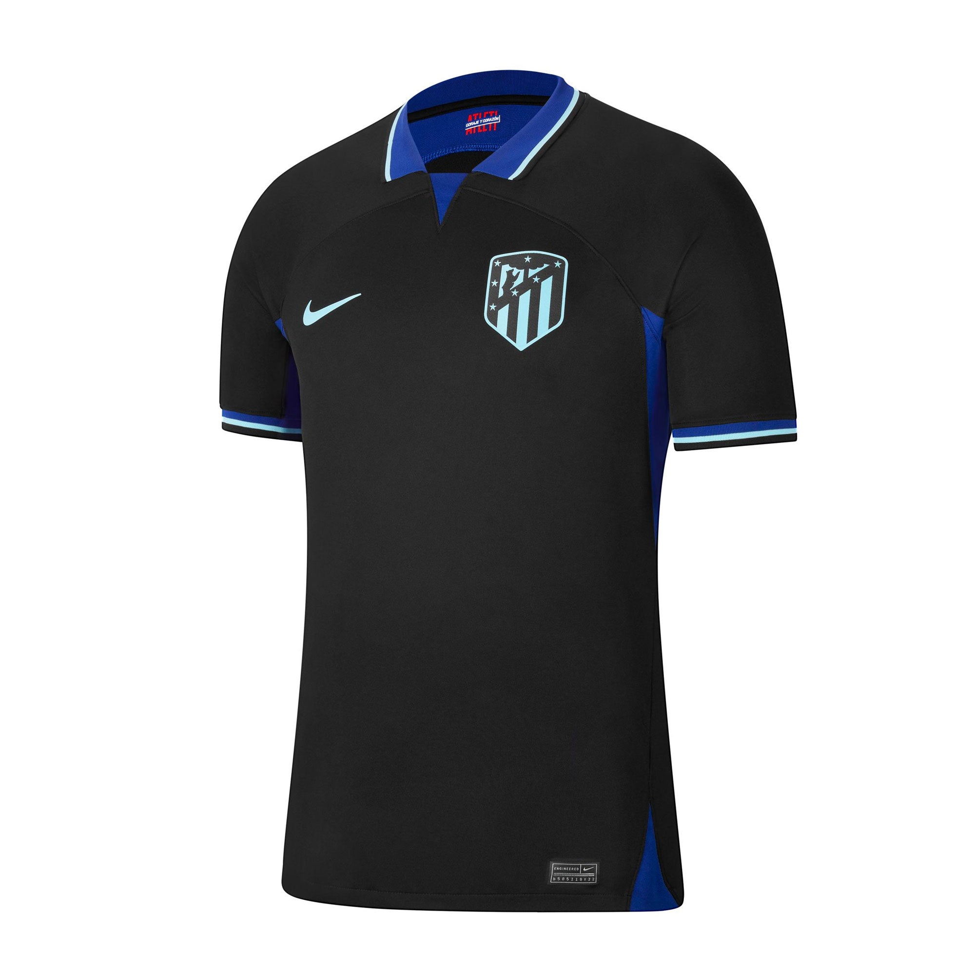 Nike Men's Atletico Madrid 2022/23 Away Jersey Black/Copa、mySite、noshort