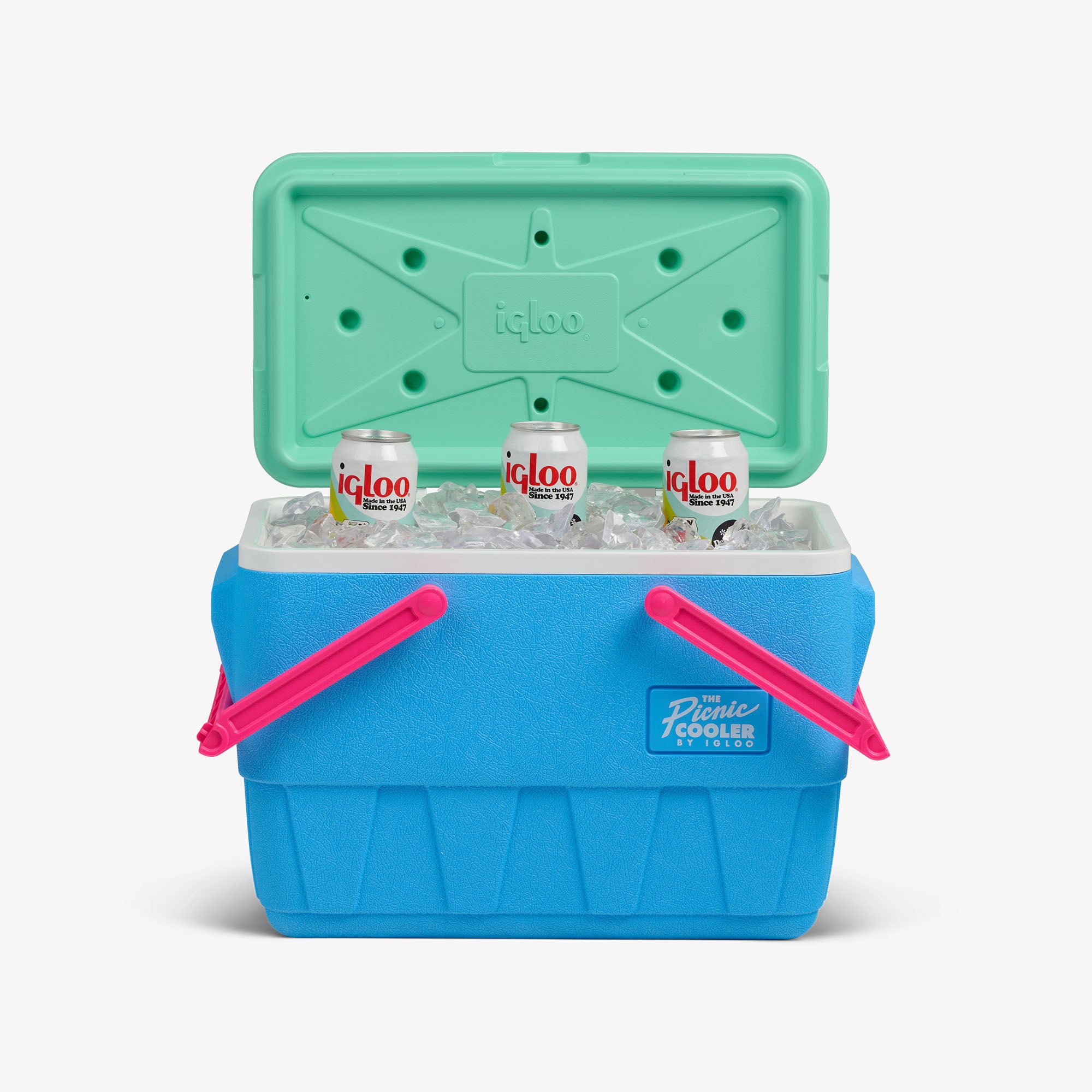 Retro Picnic Basket 25 Qt Cooler、mySite、noshort