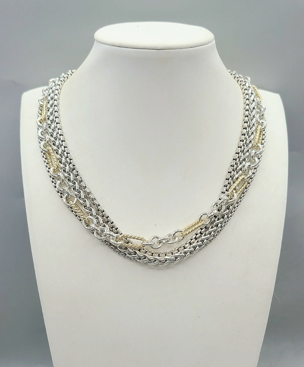 David Yurman Four Row Mix Chain Necklace、mySite、hinf8tx79