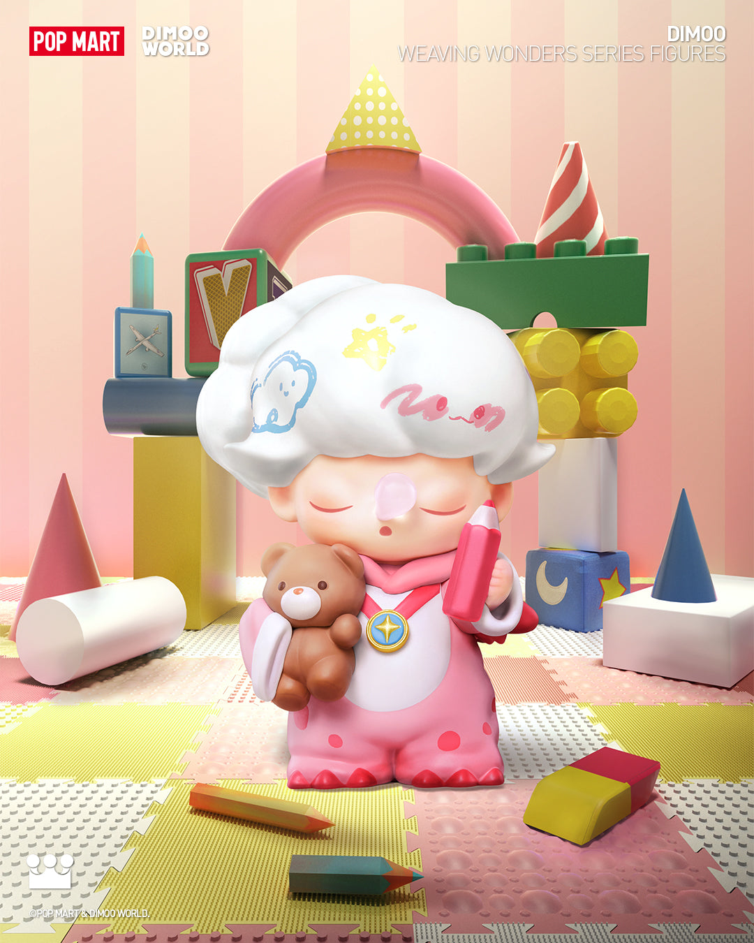  POP MART DIMOO Weaving Wonders Series Figures、mySite、greenlandpopulation