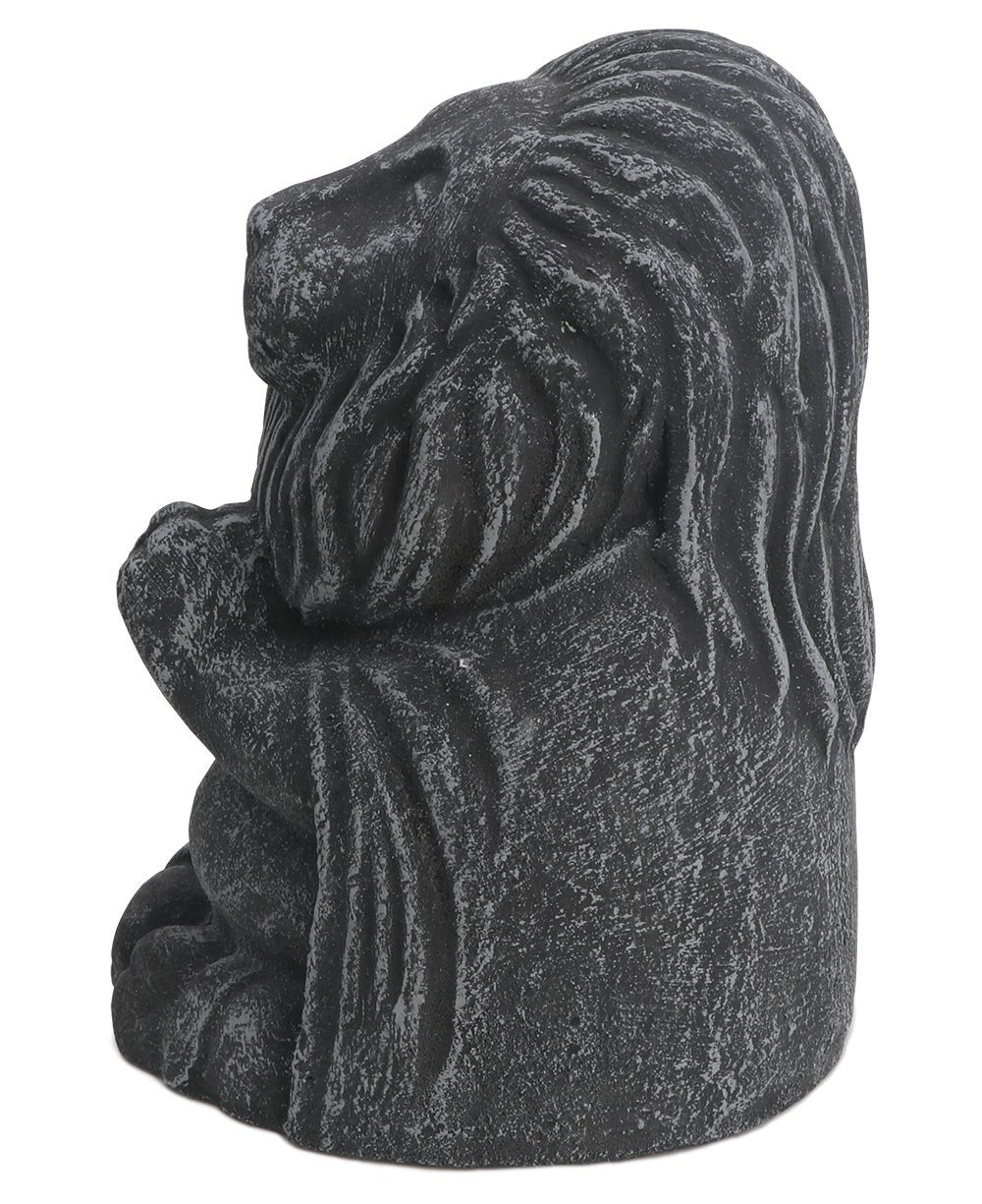 Meditating Namaste Lion Garden Statue、mySite、topwebapps