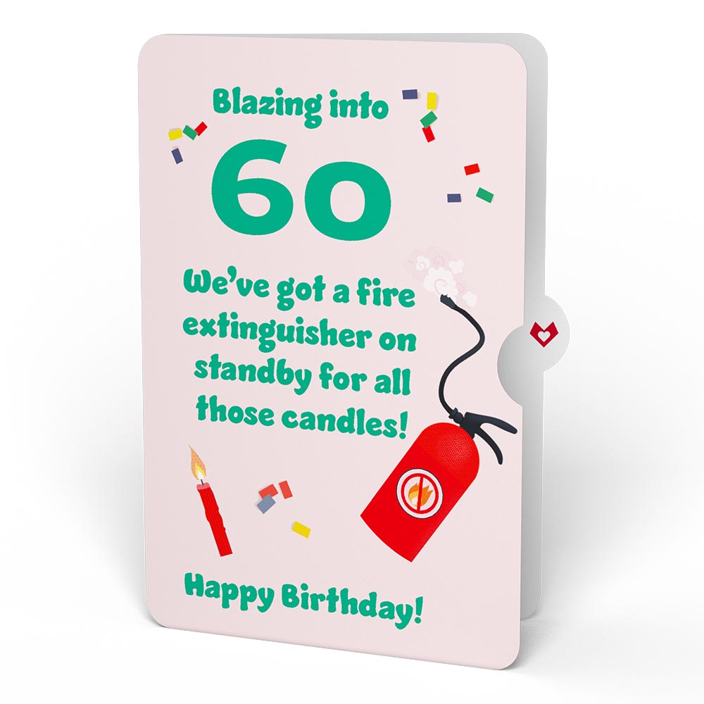 Holy Smokes You're Old 60th Birthday Pop-Up Card and Sentiment Set、mySite、solidvoid