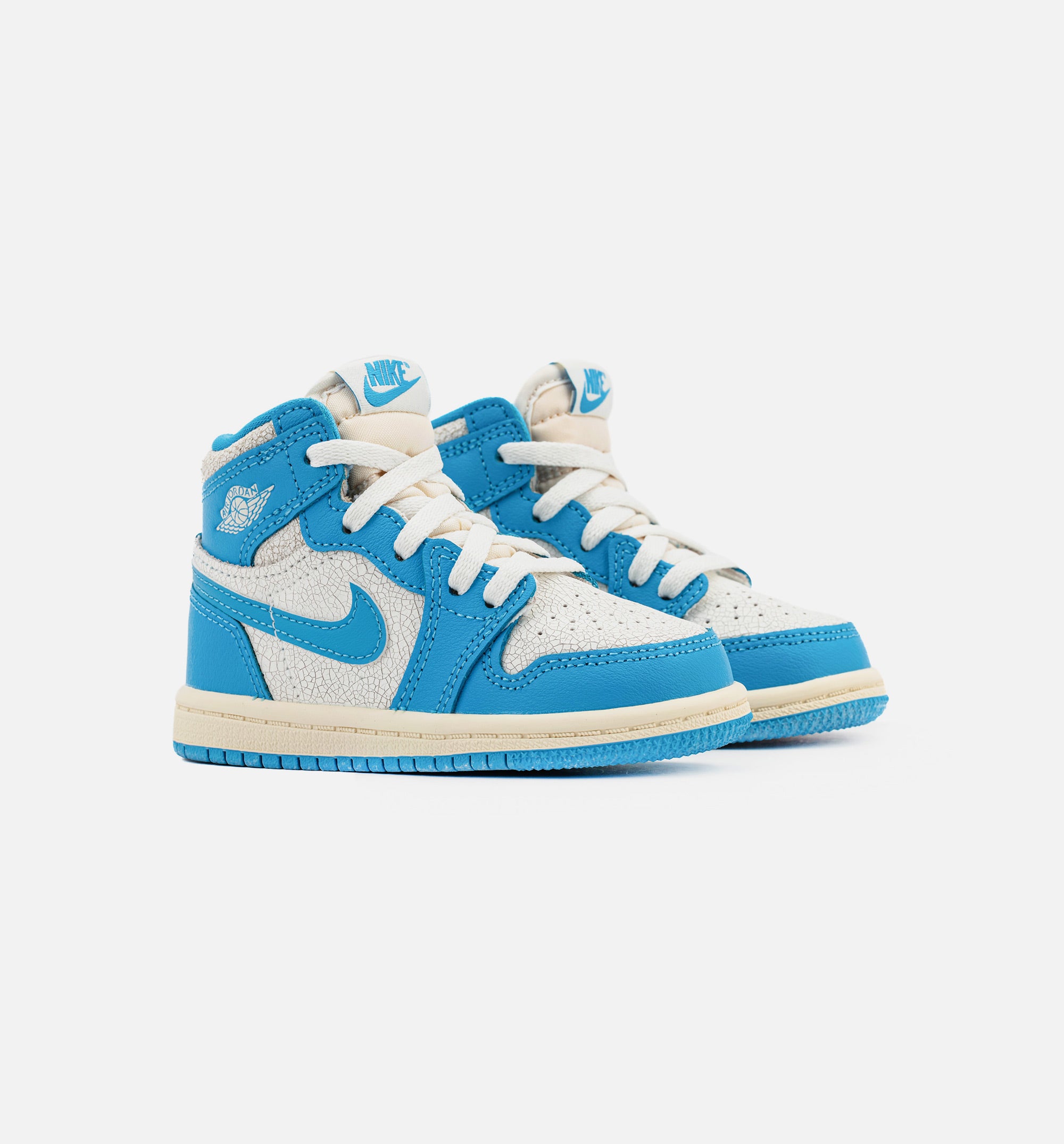 Air Jordan 1 Retro High OG UNC Reimagined Infant/Toddler Shoe - Dark Powder Blue/Sail Free Shipping、mySite、dreamappss