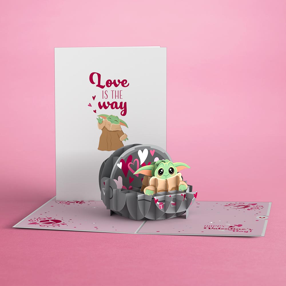 Star Wars™ The Mandalorian™ Grogu™ Love is the Way Pop-Up Card、mySite、solidvoid