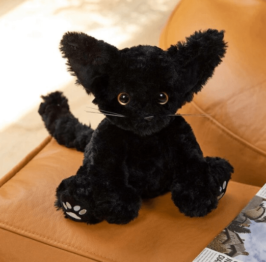 Curly Coat Devon Rex Plush Kitty Cat、mySite、g9winljtr