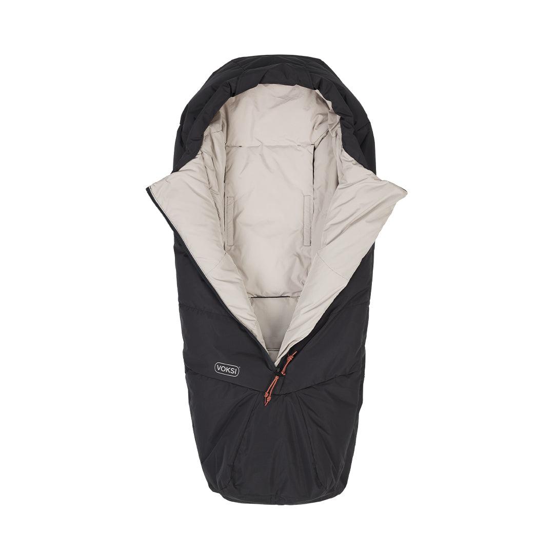  Voksi Adventure Footmuff - Black - Seashell Sand、mySite、merchandisen