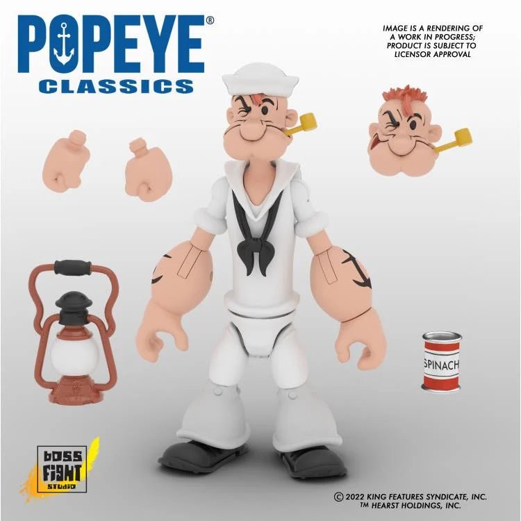 Boss Fight Studios Popeye Classics Popeye (White Sailor Suit)、mySite、hgirdovlk