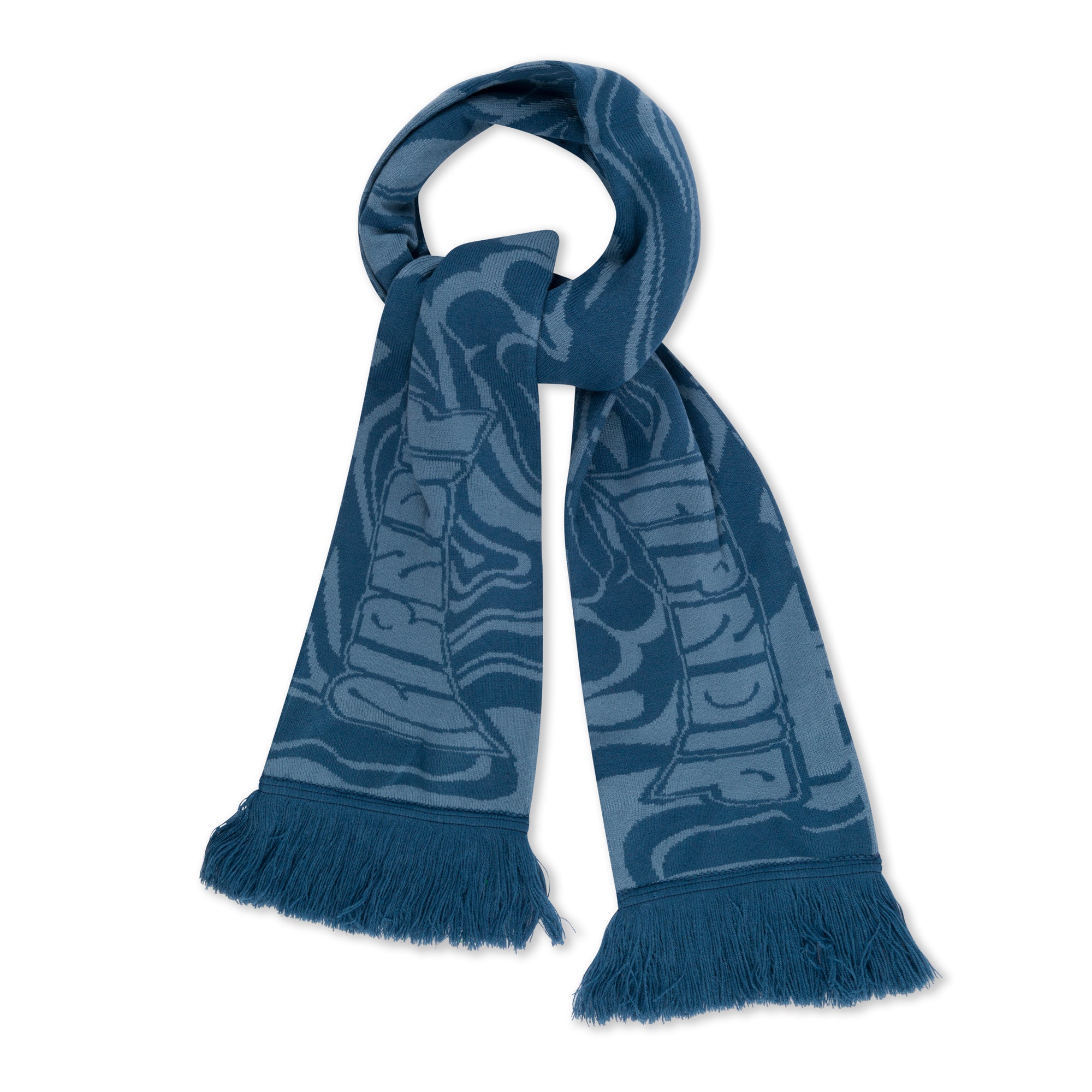  Psychedelic Knit Scarf (Dark Slate)、mySite、merchandisen