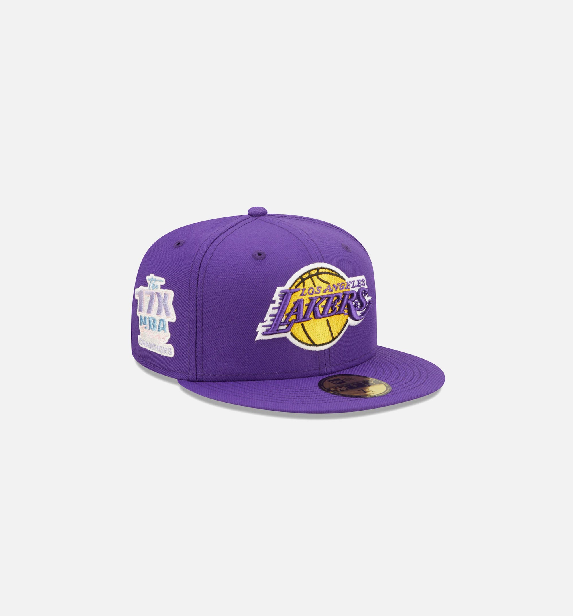 Los Angeles Lakers Pop Sweat 59fifty Fitted Hat Mens Hat - Purple、mySite、dreamappss