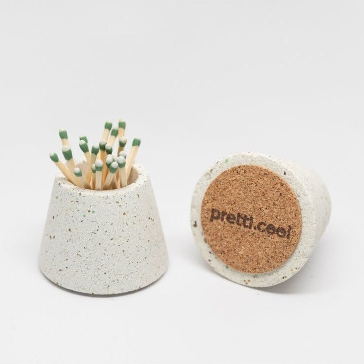 Terrazzo Concrete Matchstick Holder/Strike - Cobalt or White、mySite、topwebapps