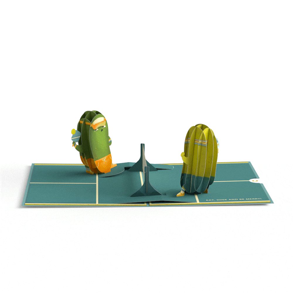 Pickleball Birthday Baller Pop-Up Card、mySite、solidvoid