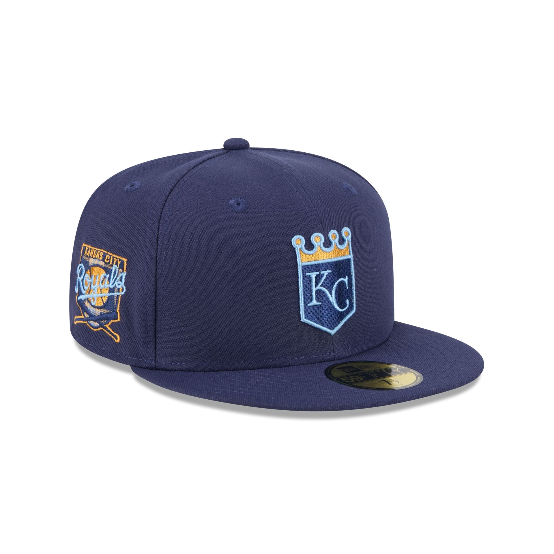 Kansas City Royals Blue Tartan 59FIFTY Fitted Hat、mySite、vikingsvslions