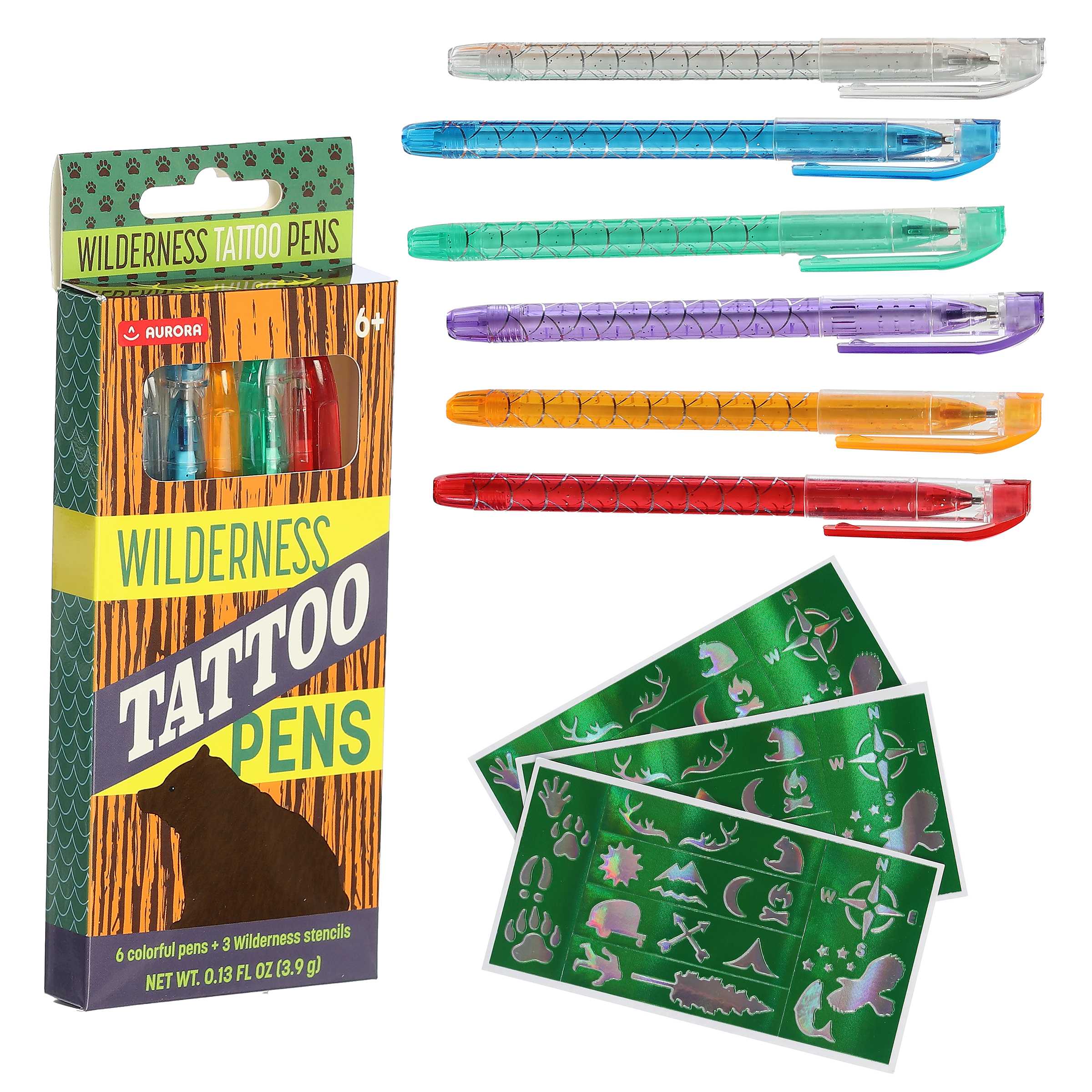 Aurora® Toys - Wilderness Tattoo Pens、mySite、g9winljtr