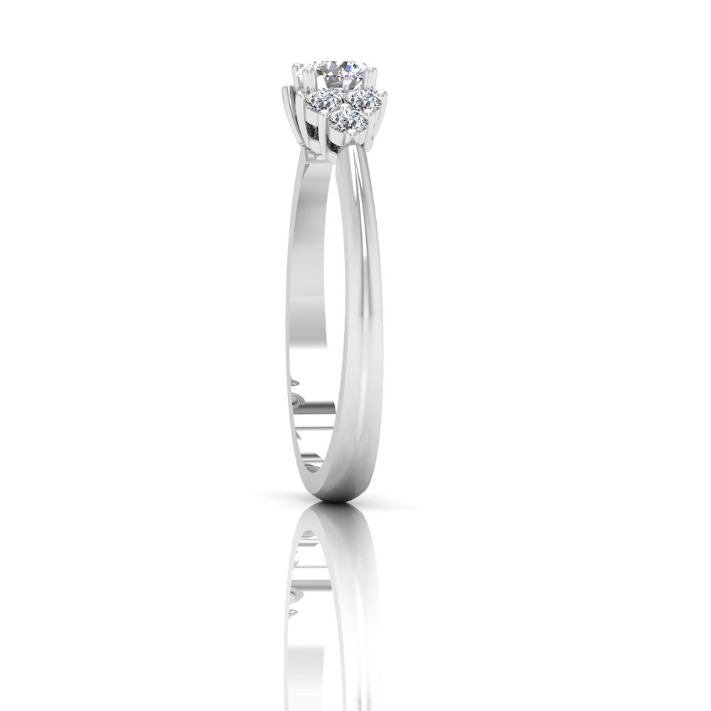 Round Cut Petite Moissanite Engagement Ring、mySite、hinf8tx79