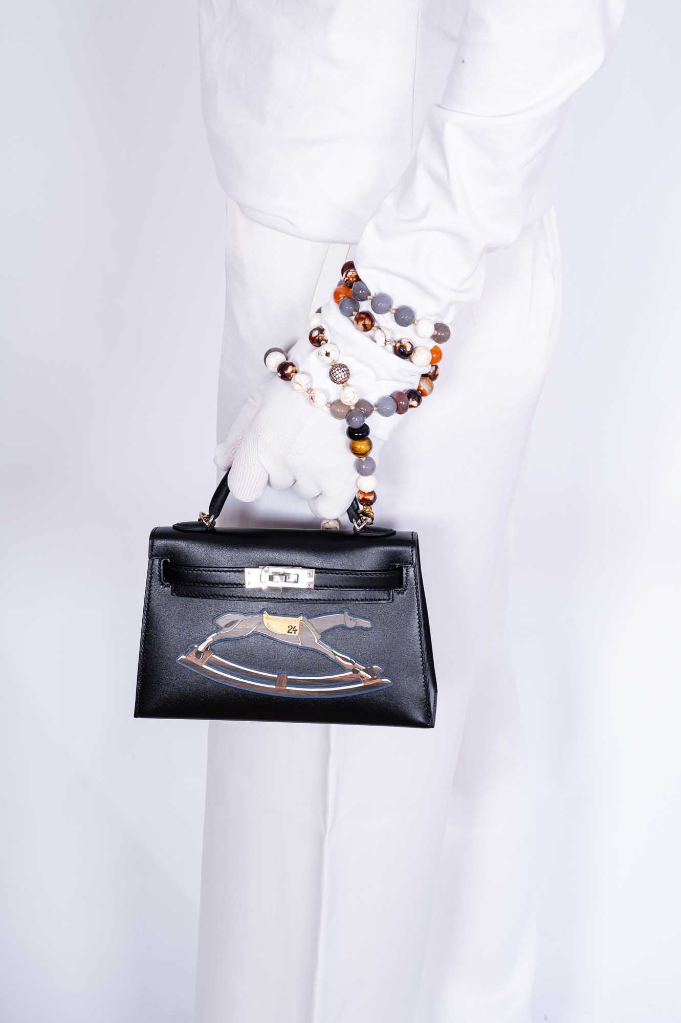 Hermès Kelly 20 Mini II Cheval de Bois Palladium Hardware、mySite、garminoutage.com