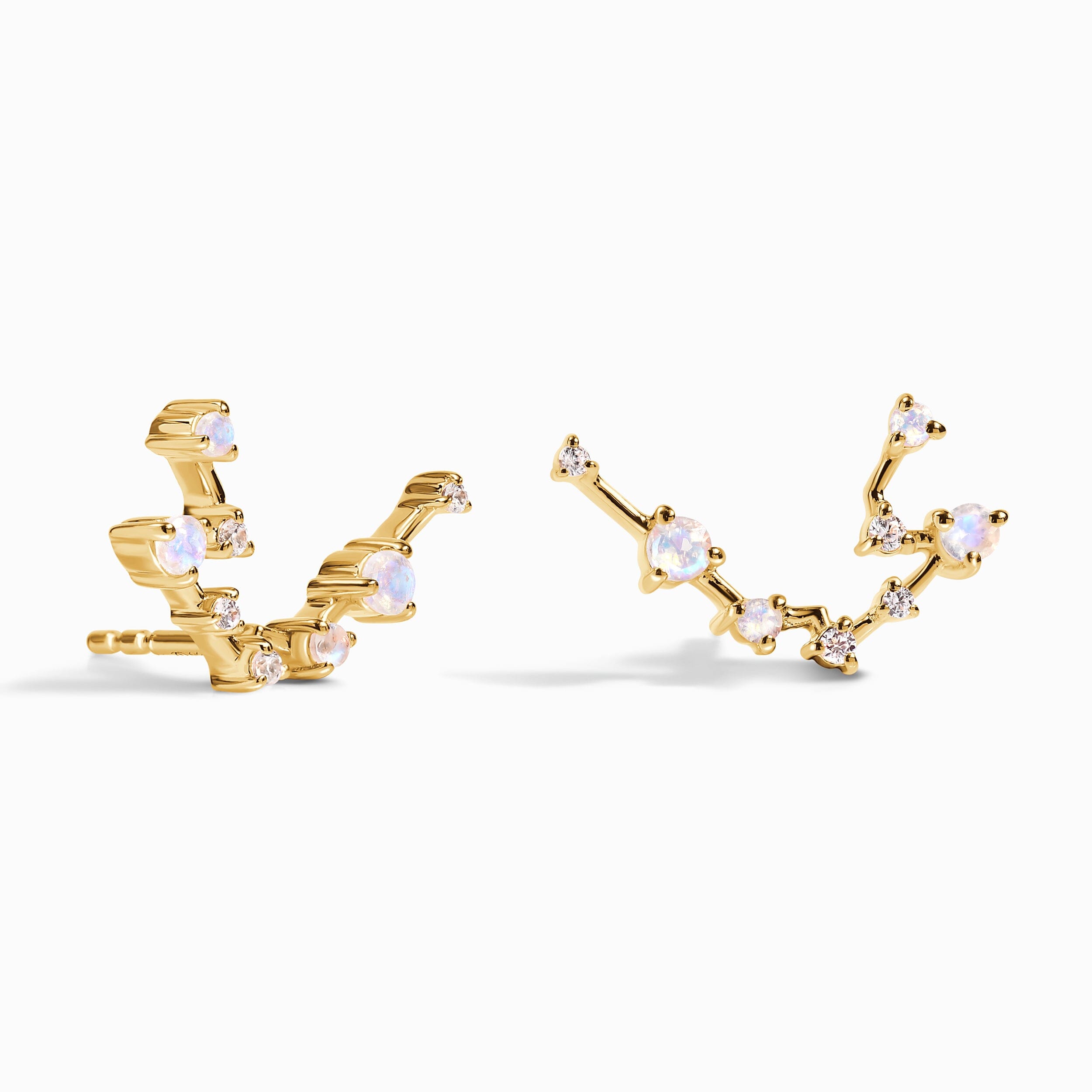 Moonstone Earrings - Aquarius Zodiac Constellation、mySite、hinf8tx79
